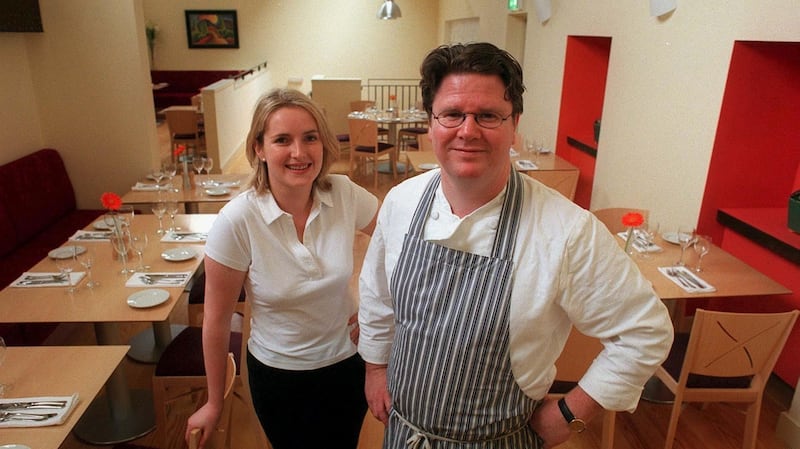 Chef Paul Flynn and his wife Máire in the early days of the Tannery in Dungarvan, Co Waterford