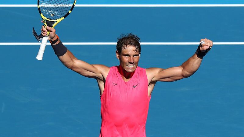 Rafael Nadal beat compatriot Pablo Carreno Busta in straight sets in Melbourne. Photograph: Kelly Defina/Getty