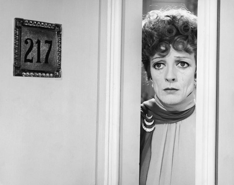 Maggie Smith as eccentric Aunt Augusta in the 1972 film Travels With My Aunt. Photograph: Hulton Archive/Getty Images