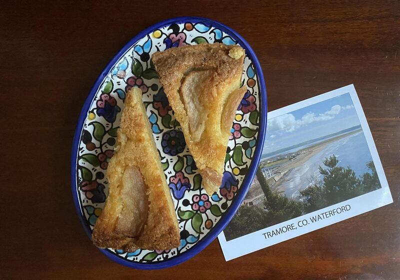 The delivery comes with a Tramore postcard. Photograph: Corinna Hardgrave