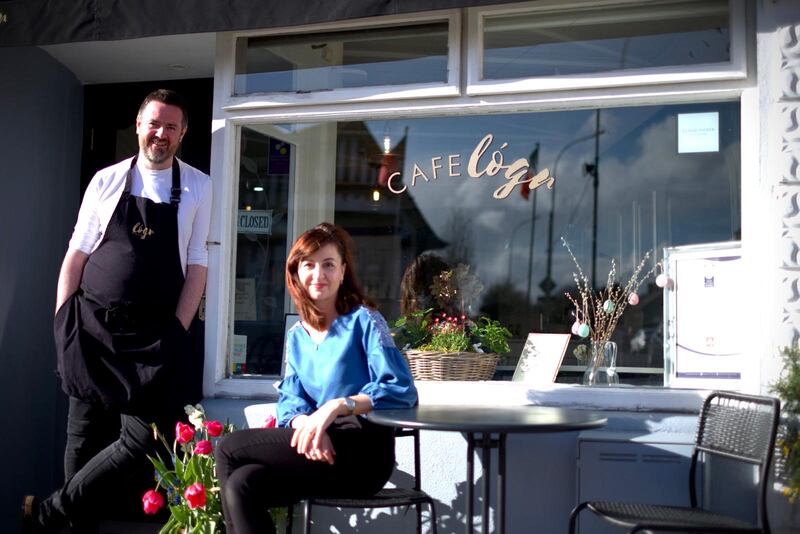 David and Petra Hayes, owners of Cafe Lógr in Adare