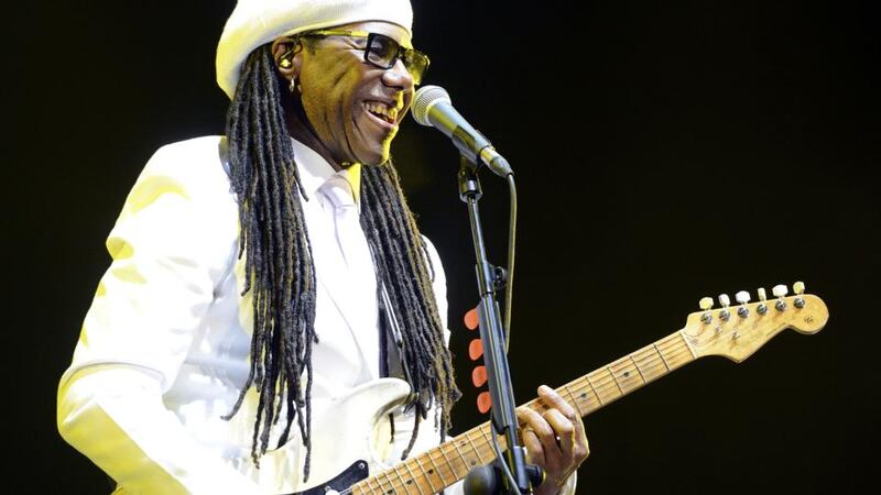 Nile Rodgers of Chic – the most joyous band in the world?  Photograph: Dave Meehan