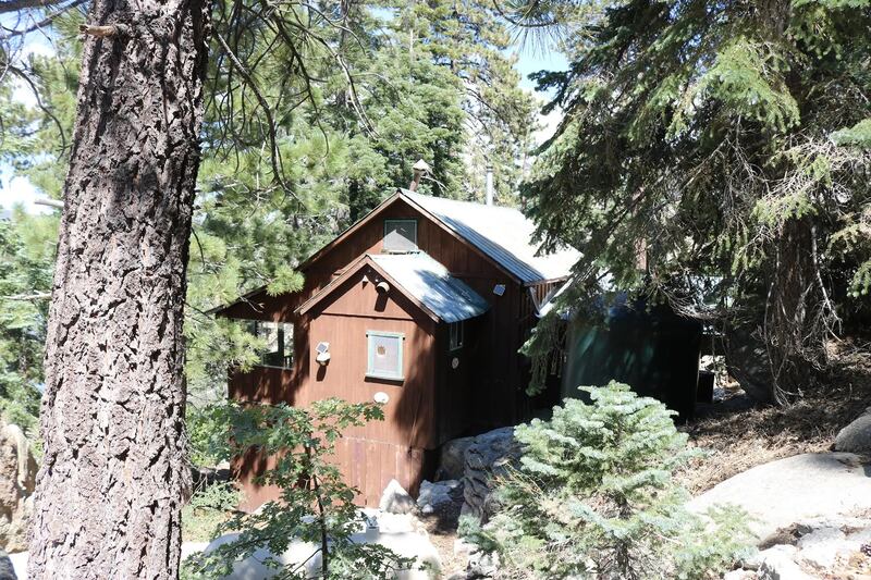 United States: Rustic cabin at California's Big Bear Lake