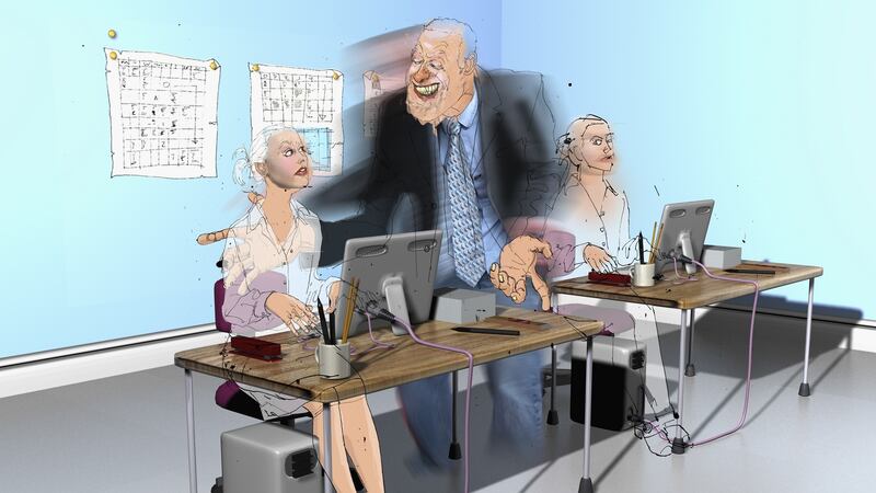 Unwanted attention: Workplace harassment is not a new phenomenon and can be found across all industrial sectors in Ireland. Illustration: Getty