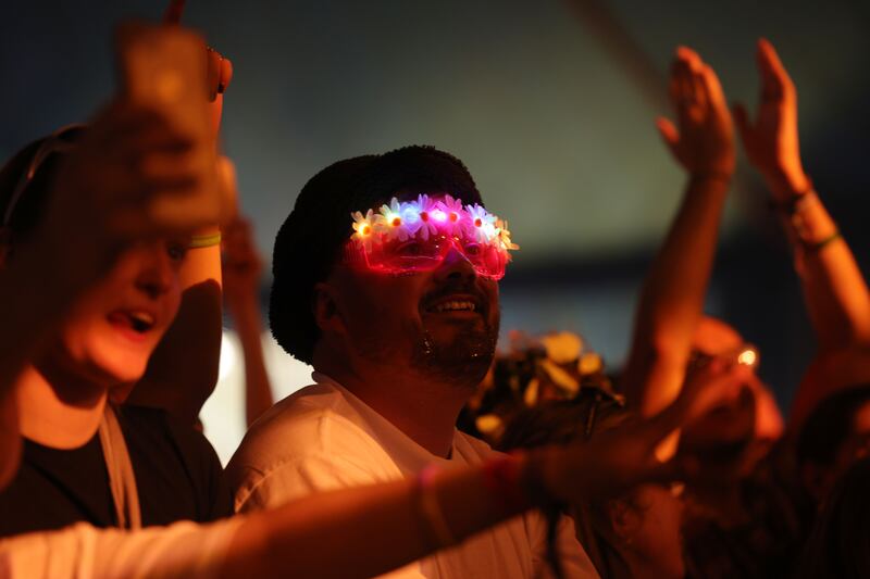 Electric Picnic: CMAT fans watch her perform in the Electric Arena. 
Photograph: Alan Betson

