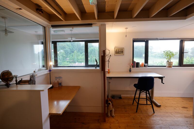 Jacksmill: A remote hub for hybrid working in the renovated sawmill. Photograph: Alan Betson