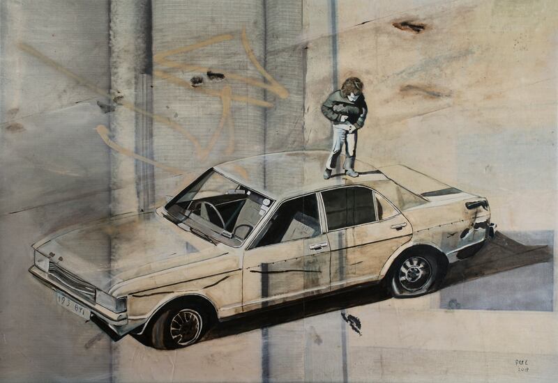 Painting by Pat Curran