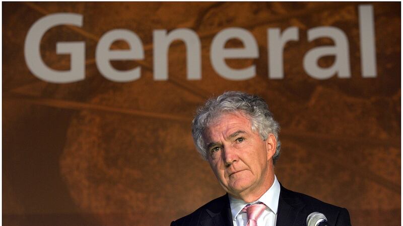 Anglo Irish Bank chairman Seán Fitzpatrick at its agm in 2007. Photograph: Brenda Fitzsimons