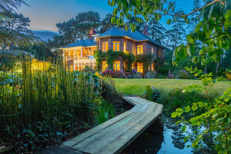 Rear of Tinnahinch by night