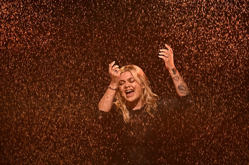 French singer Louane performs in Basle. Photograph: Fabrice Coffrini/AFP via Getty Images.