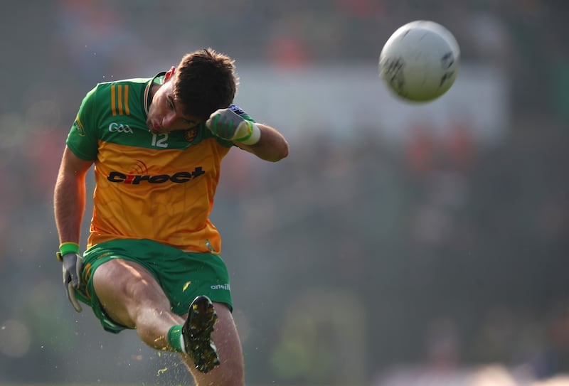 Donegal will always have a chance if they get the ball to Dáire Ó Baoill frequently. Photograph: Leah Scholes/Inpho
