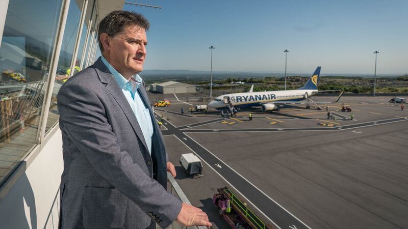 Joe Gilmore, chief executive of Ireland West Airport Knock: 'The first time I saw the monsignor was when the pope came to Knock. And the story went that he said the next time the pope came to Knock he would fly in to an airport.' Photograph: Keith Heneghan/Phocus