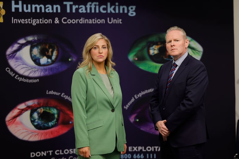 Detective Garda Vanessa Stafford and Detective Super Derek Maguire. Photograph: Alan Betson / The Irish Times

