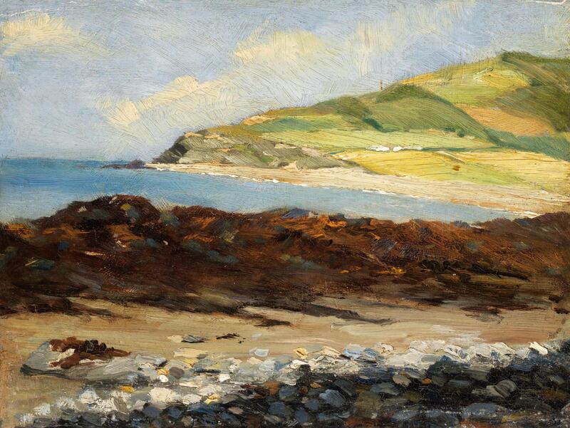 Roderic O’Conor: Between the Cliffs, Aberystwyth, from about 1883-4. Photograph © National Gallery of Ireland