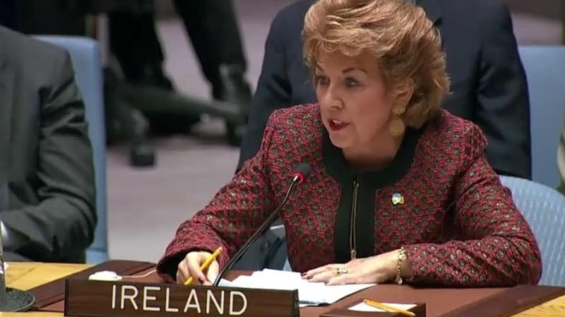 Geraldine Byrne Nason, Ireland’s Ambassador to the United Nations was at the centre of the State’s successful efforts to secure a seat on the UN Security Council.