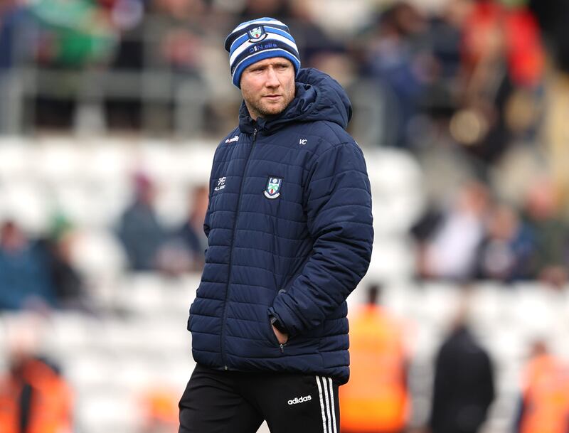 Vinnie Corey: manager Vinny Corey will have pencilled in the home game against Roscommon as a must-win if his team are to remain in the top flight.: Photograph: Tom Maher/Inpho
