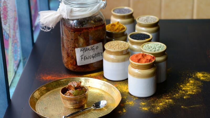 Mango pickle. Photograph: Alan Betson