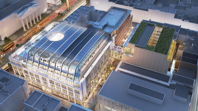 A computer-generated impression of the Clerys development