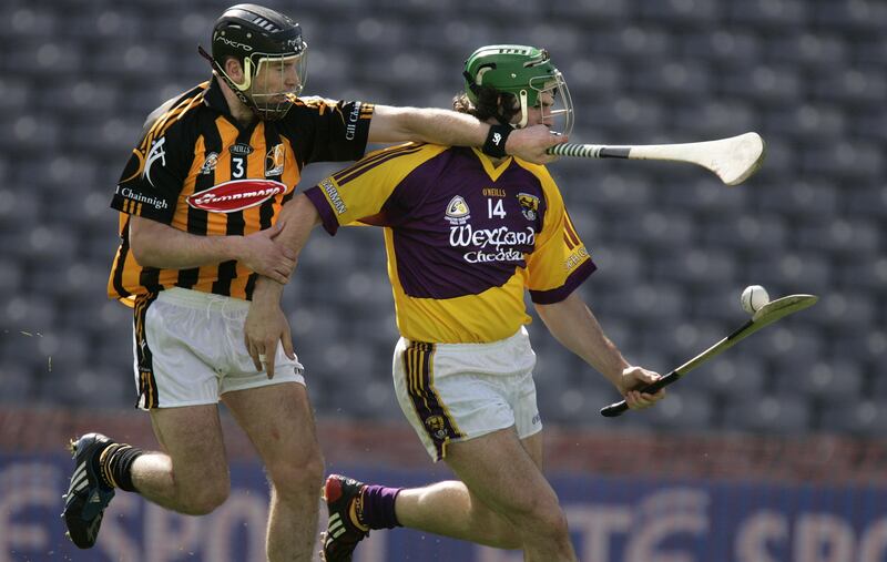 JJ Delaney solved a problem for Kilkenny by serenely switching from wing back to full back. Photograph: Dara Mac Dónaill