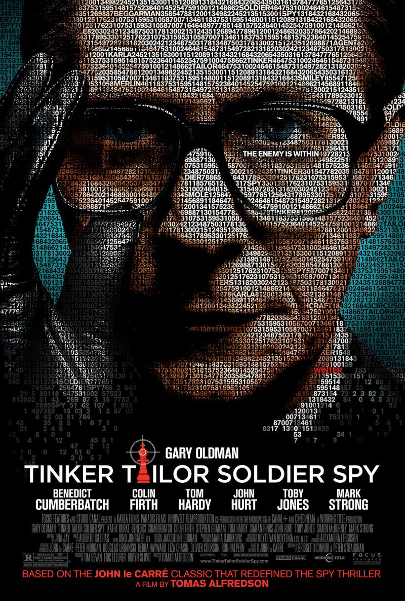A poster for the film Tinker Tailor Soldier Spy, for which O’Connor won a Bafta