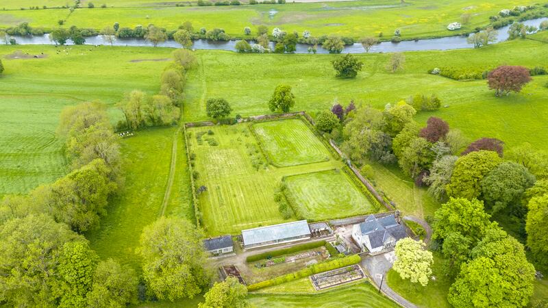 The farm and stables are away from the main house