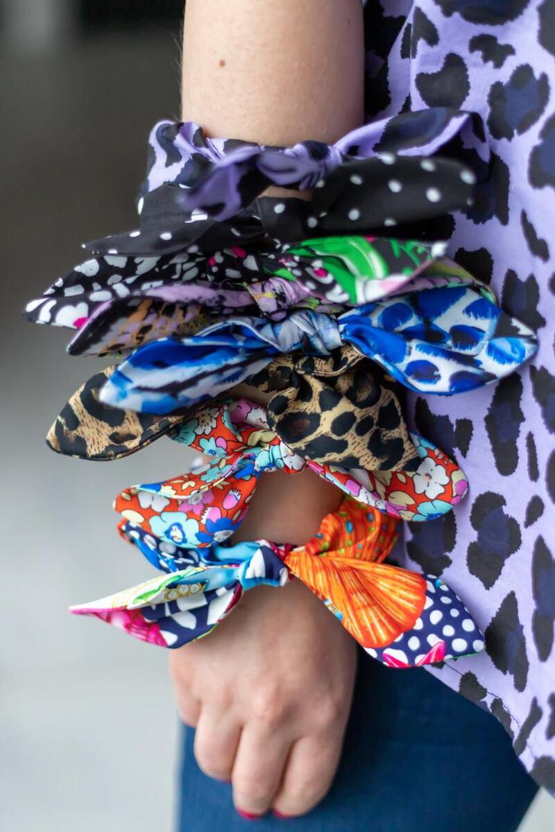 Lulu scrunchie bundles (€30 or €12 each) by Heidi Higgins