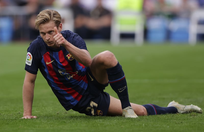 Plenty of Dutch hopes rest on the form of Barcelona's Frenkie de Jong. Photograph: Gonzalo Arroyo Moreno/Getty Images