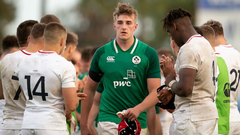 Ireland’s Charlie Ryan after the game. Photograph: Pablo Gasparini/Inpho