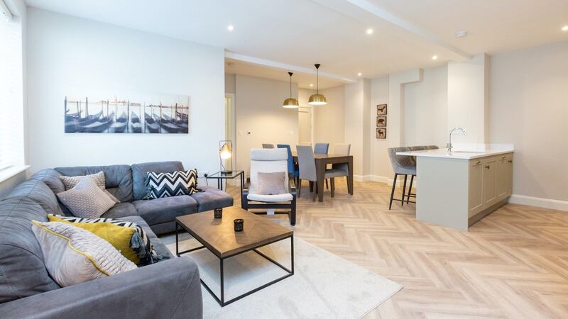 Open-plan living area