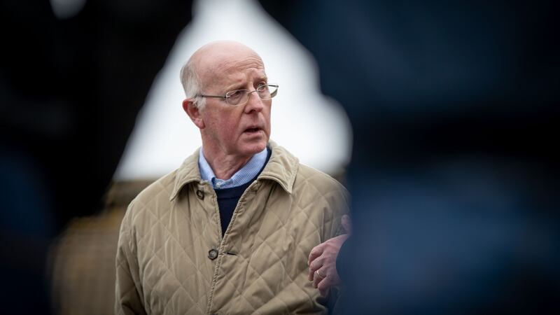John Oxx pictured at his yard at Currabeg Stables in Co Kildare in March 2019. Photograph: Morgan Treacy/Inpho