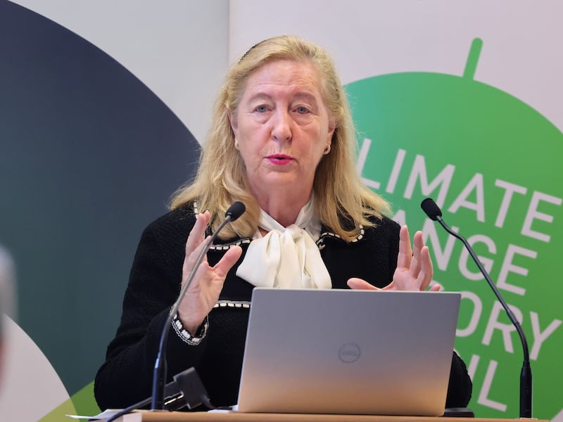 Marie Donnelly, chairwoman of the Climate Change Advisory Council. Photograph: Dara Mac Dónaill