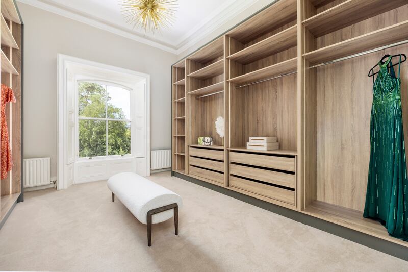 Walk-in wardrobe for principal bedroom