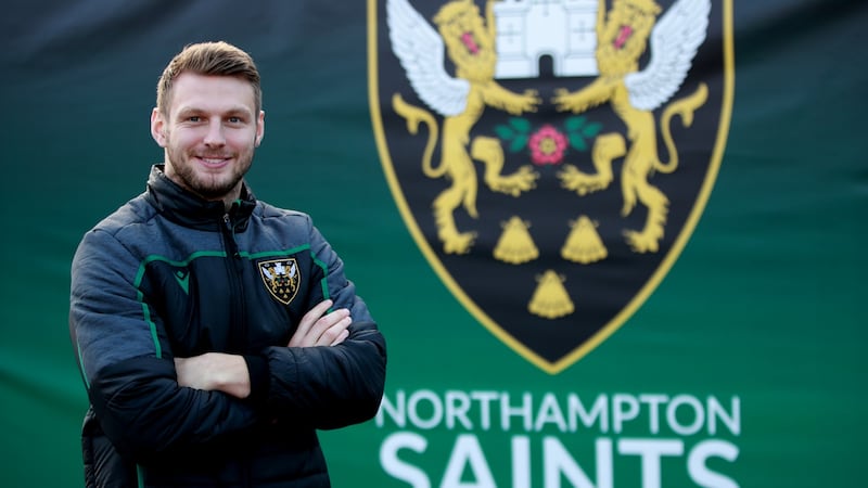 Outhalf Dan Biggar is trying to shake off a toe injury ahead of Northampton’s Heineken Champions Cup game against  Leinster on Saturday. Photograph:    David Rogers/Getty Images
