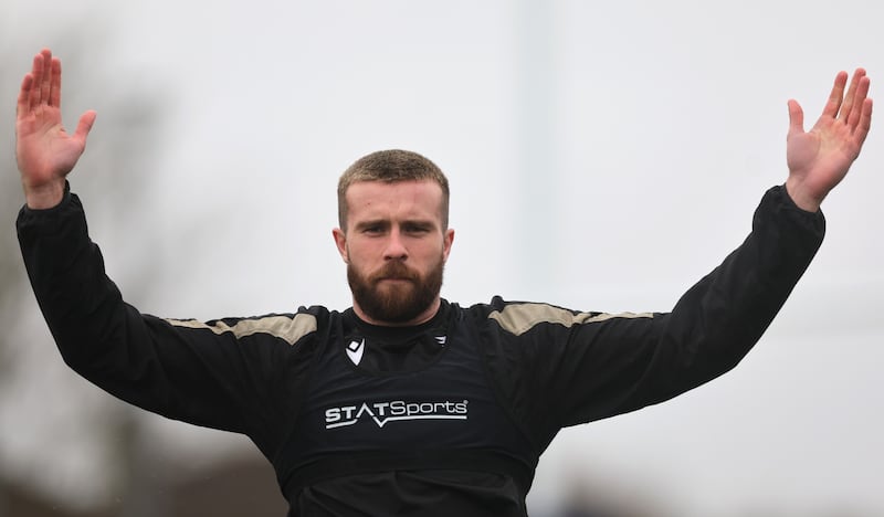 Connacht's Mack Hansen has recovered from injury and is likely to play against Ulster. Photograph: James Crombie/Inpho