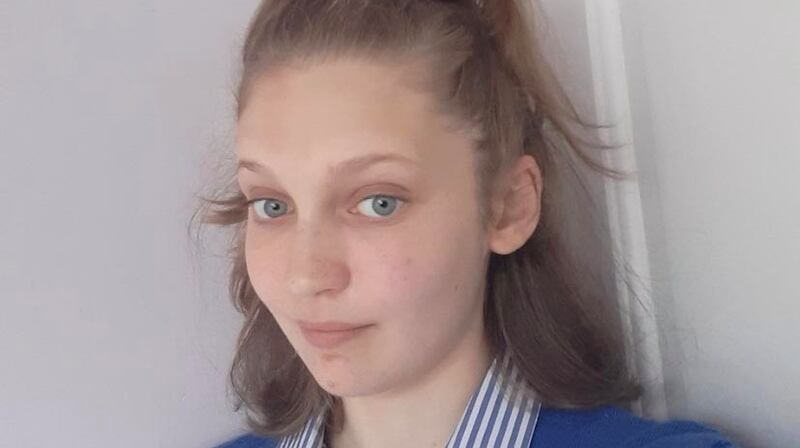 Eva McDonnell (18) who attends school in Ursuline Secondary School in Blackrock in Cork city is looking forward to a ‘normal’ first year in college. Photograph: Olivia Kelleher