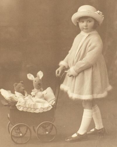Elizabeth O’Kelly as a four-year-old
