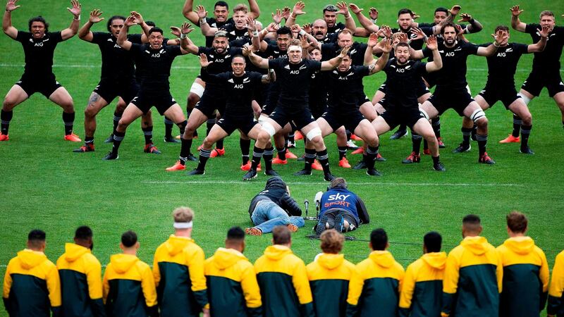 New Zealand, Australia and Argentina are the three sides left in this year’s Rugby Championship. Photograph: Marty Melville/Getty/AFP