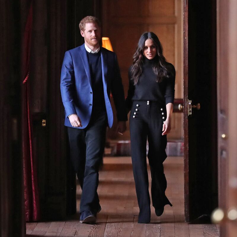 Corridors of power: Harry and Meghan have been alienated by life at court and media coverage. Photograph: Andrew Milligan/Pool/Getty