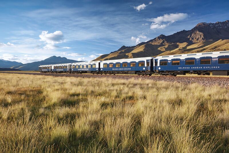 Traverse the world's highest rail route aboard the Andean Explorer, A Belmond Train