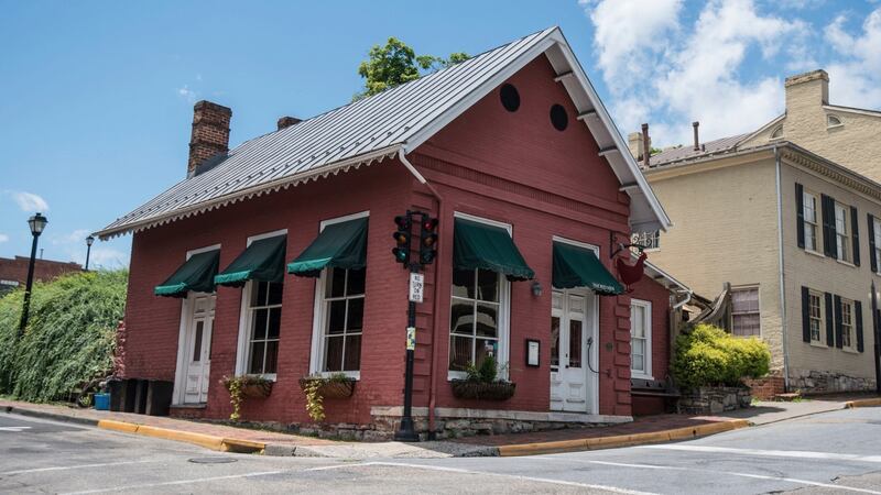 The Red Hen Restaurant in Lexington, Virginia. Photograph: Daniel Lin/AP Photo
