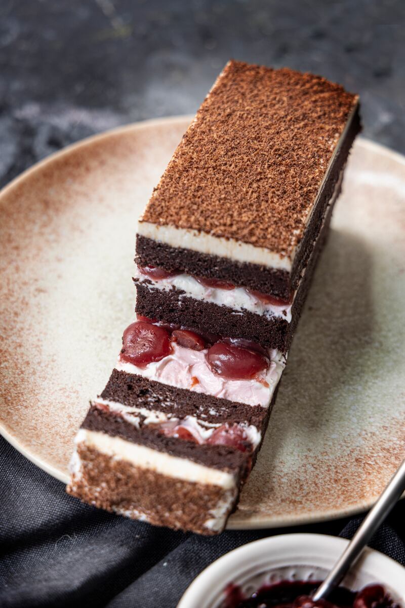 Black forest gateau. Photograph: Harry weir