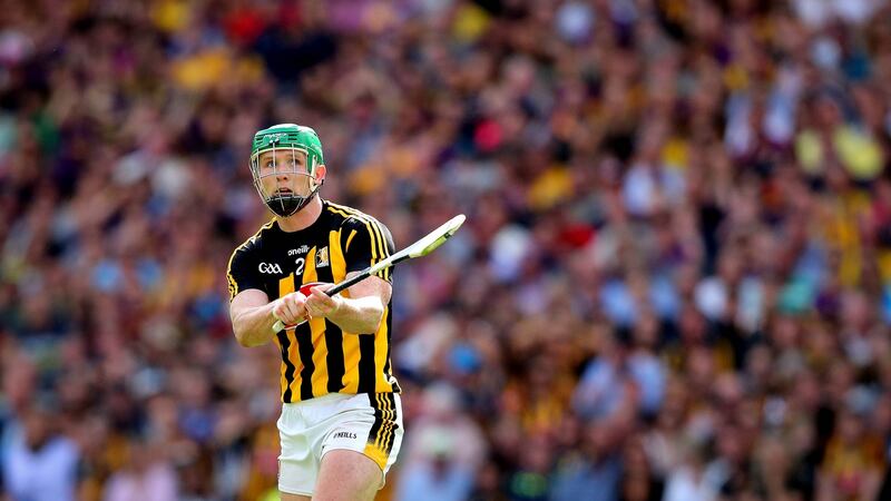 Paul Murphy in action during the Leinster final. Since making his debut in 2011, Murphy has played in 49 of Kilkenny’s 50 championship games. Photograph: Ryan Byrne/Inpho