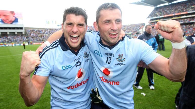 Family ties: Dublin players Bernard and Alan Brogan are nephews of Aidan Brogan, chief executive of travel software firm Datalex. Photograph: Donall Farmer/Inpho