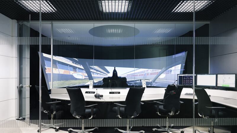 McLaren’s simulator “gives us the ability to test or measure very tiny interventions in a controlled environment”, says chief innovation officer Geoff McGrath.