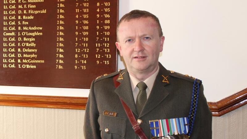 Lieut Col Tim O’Brien runs the UN Training School Ireland (UNTSI) at the Curragh