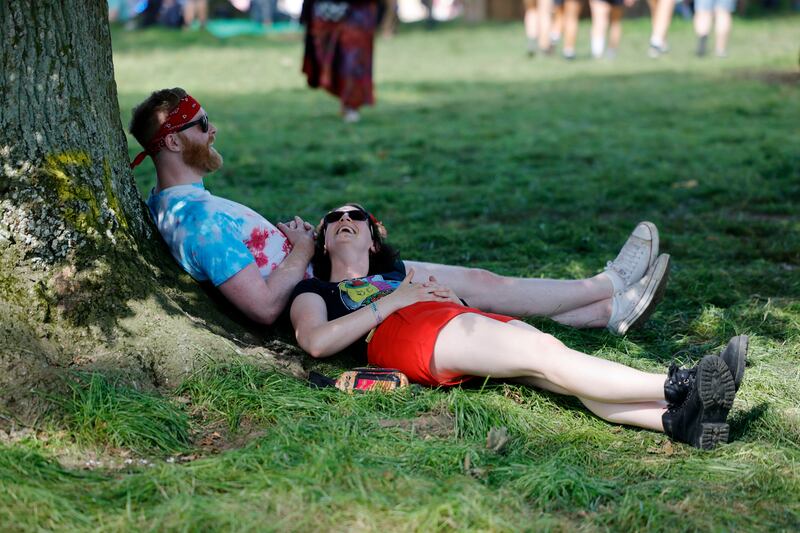Tadhg Pyne and Caroline Kenny from Clare and May. Photograph: Alan Betson/The Irish Times


