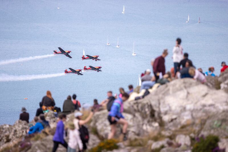 Bray Air Display: Royal Jordanian Falcons. Photograph: Tom Honan