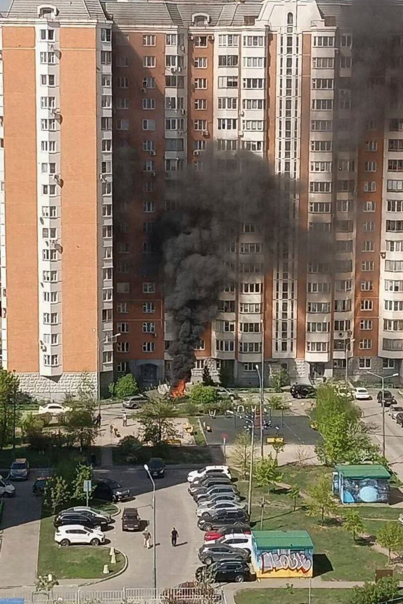Yaroslav Moskalik, deputy head of the Main Operations Directorate of the General Staff of the Russian Armed Forces, was killed by the blast. Photograph: Ostorozhno Novosti/AP