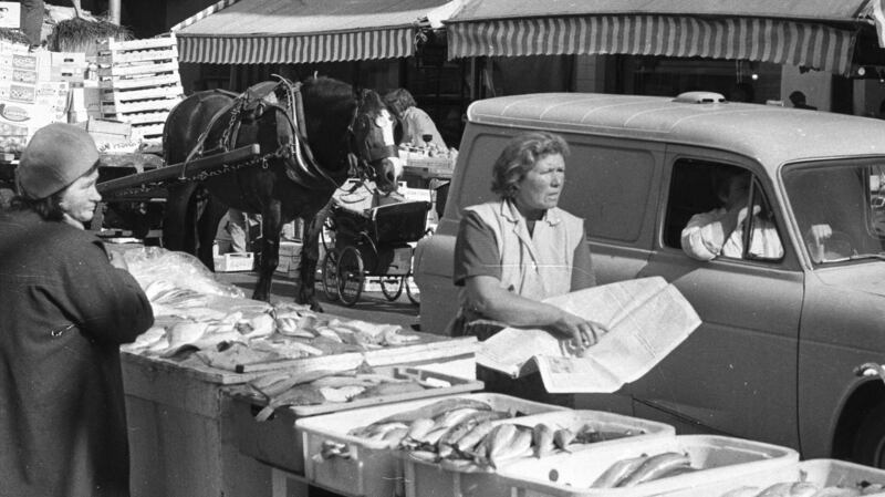 Moore Street in 1972. Photograph: Tommy Collins