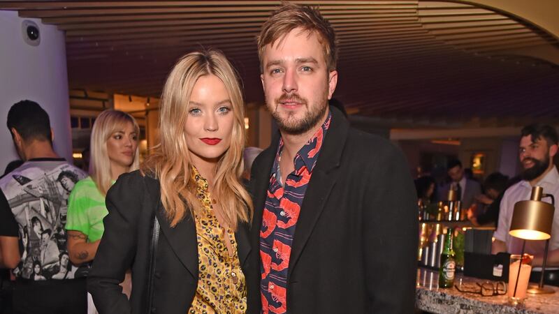 Laura Whitmore and her husband Iain Stirling. Photograph: David M Benett/Dave Benett/Getty